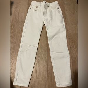LUCKY BRAND white jeans size: 8
